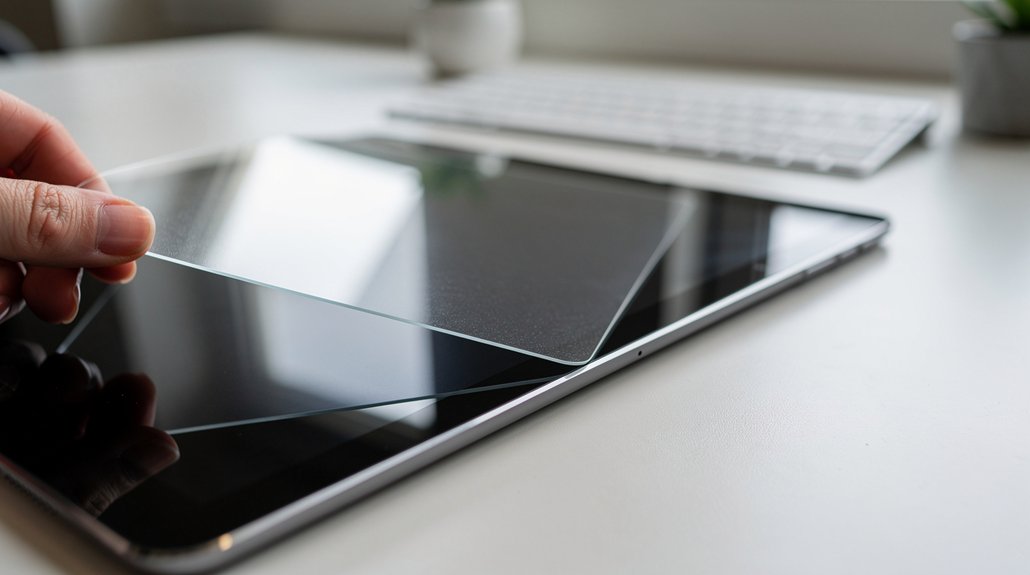 anti glare screen protector installation steps