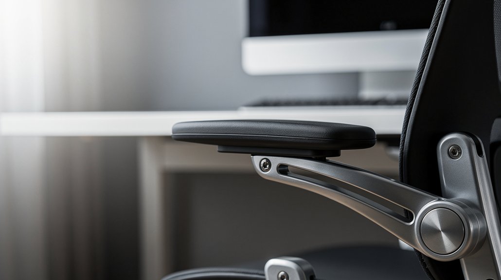 armrest width and depth alignment