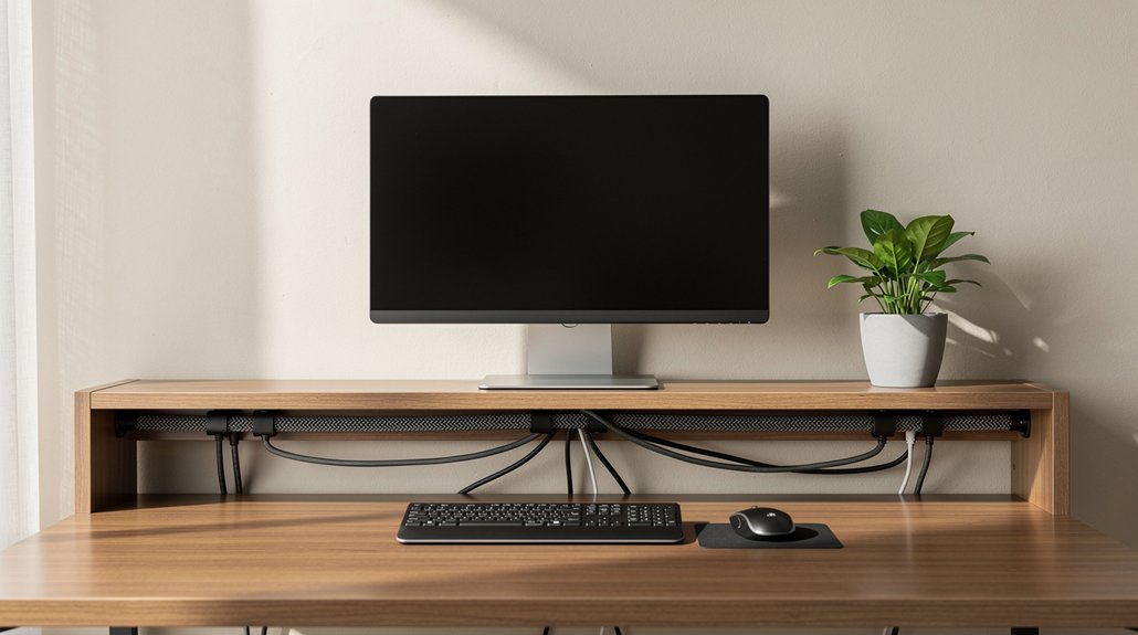 cable management for ergonomic setup