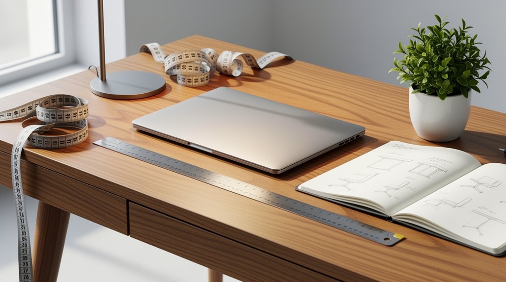 desk height ergonomic guidance precise calculation