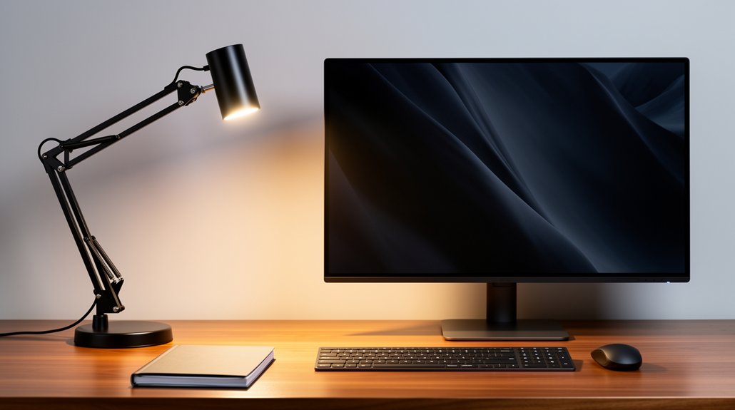 desk lamps reduce screen glare