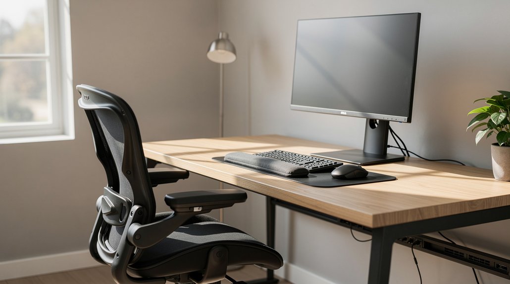 dynamic armrest and desk harmony