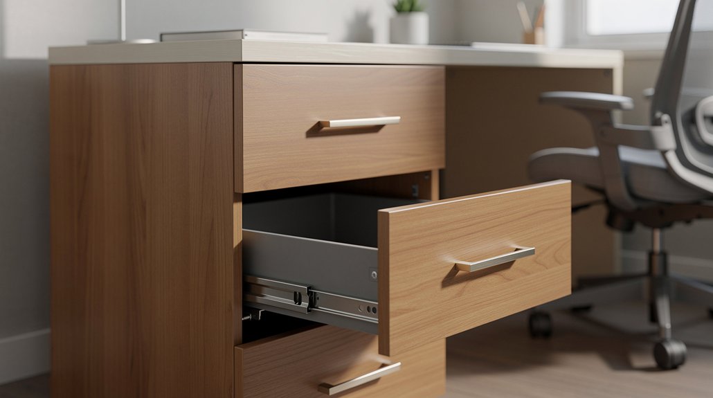 ergonomic lower drawer height options
