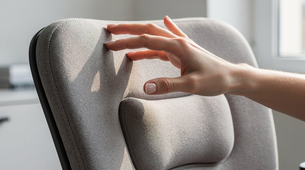 hand pressure mapping for balanced support