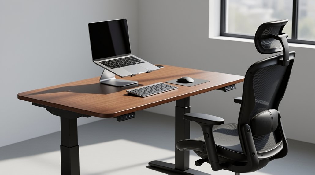 ideal desk height for back pain relief
