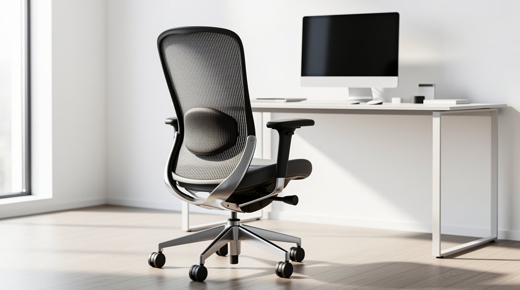 lumbar supported ergonomic chair standards