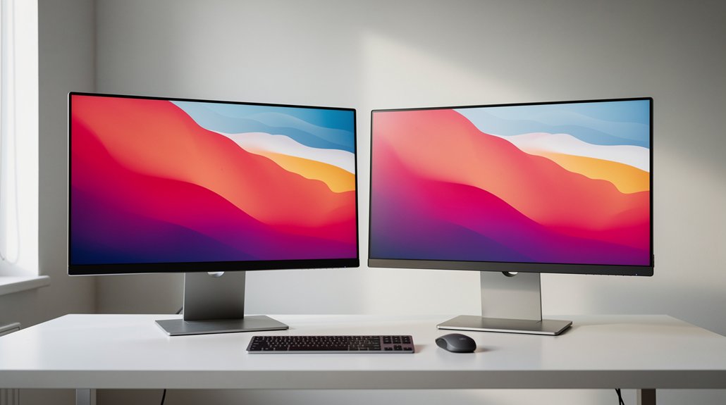 mouse toward primary monitor for ergonomics