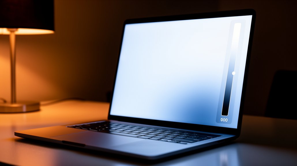 screen brightness affects eye comfort