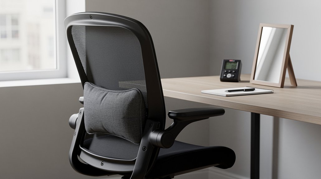 sitting posture lumbar support fit