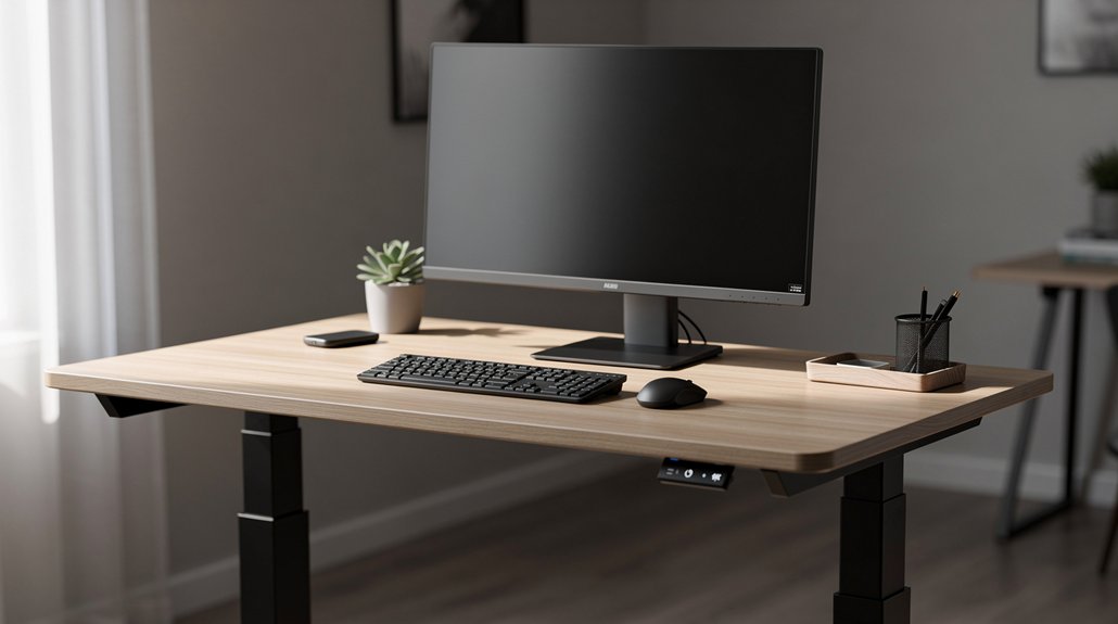 tall desk height elbows 90 110