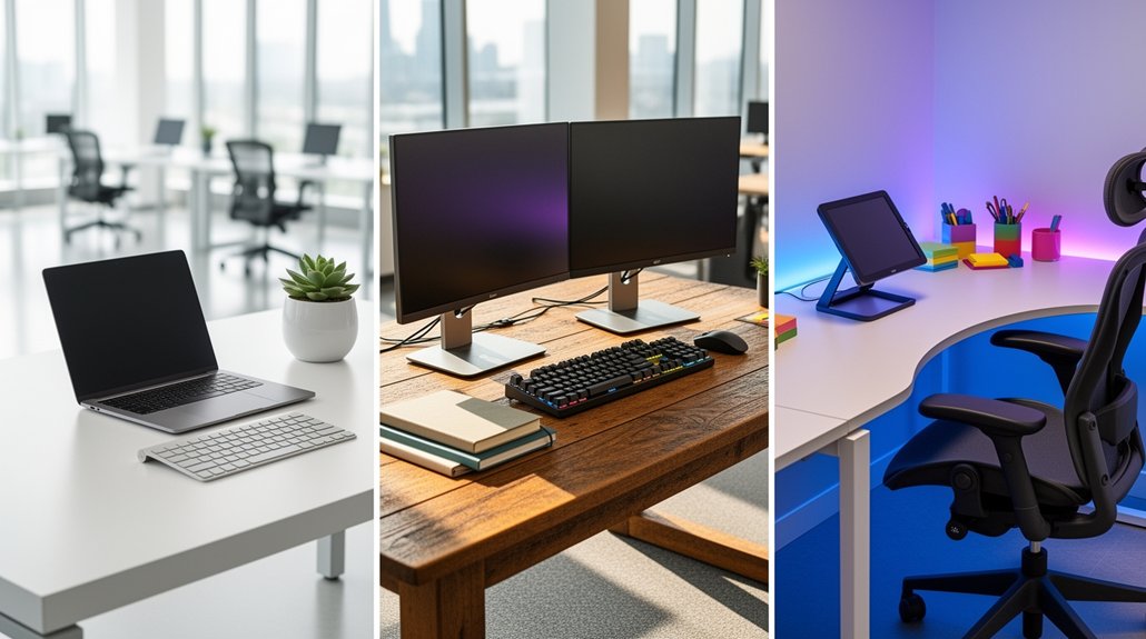 three best desk setups for shared workspaces