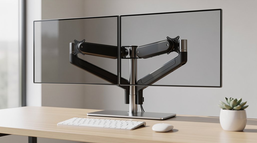 top dual monitor arms