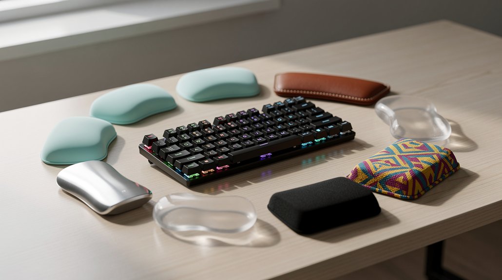 top keyboard wrist rests