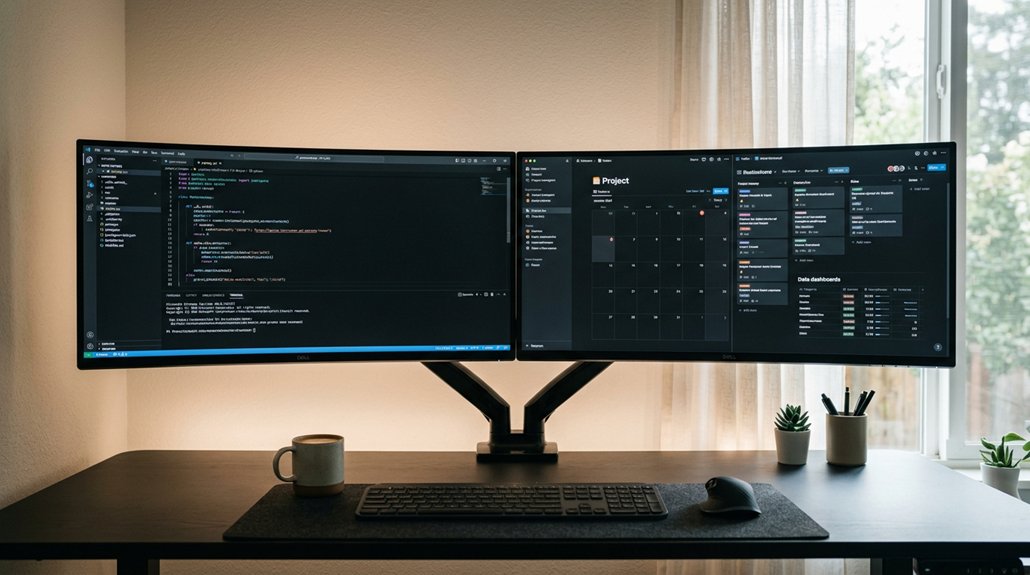 adjust monitors for ergonomic comfort