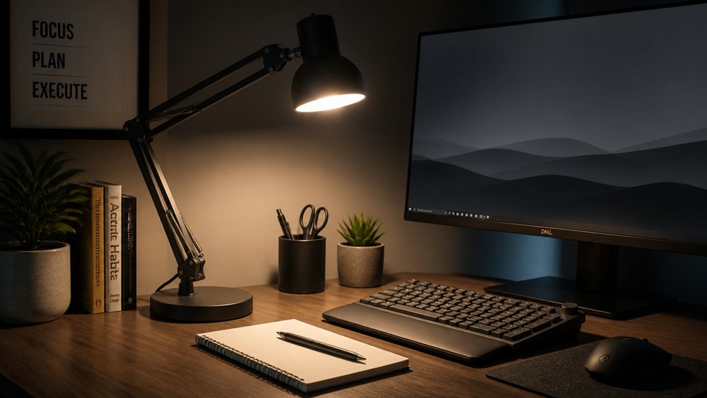 adjustable ergonomic task lighting