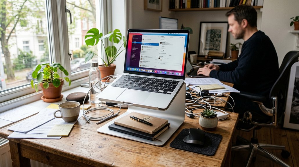 adjustable stands optimize workspace