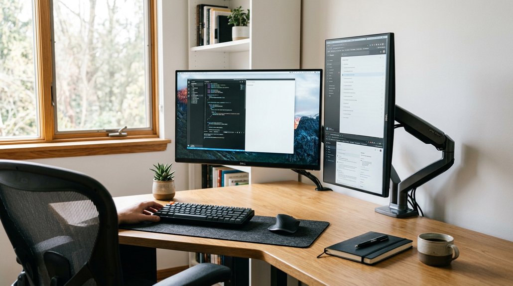 angle side monitors inward