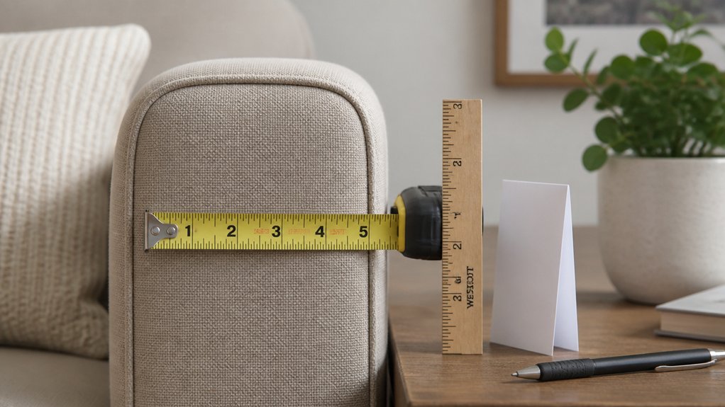 armrest reach adjustment guide
