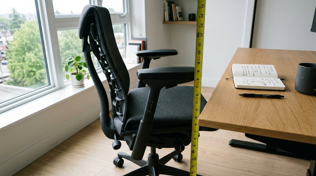 assessing armrest height easily