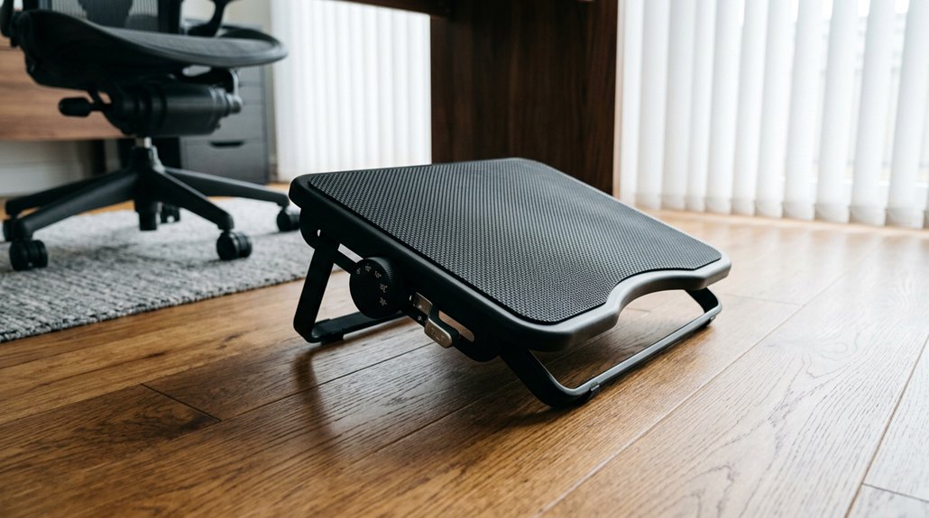 avoid rigid footrest positioning