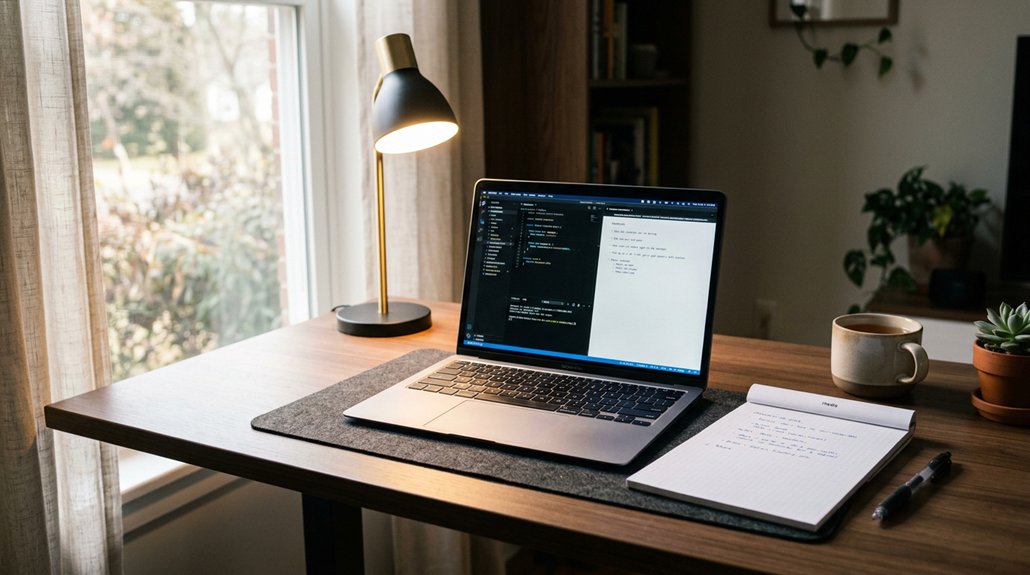 balanced illumination eases eyestrain