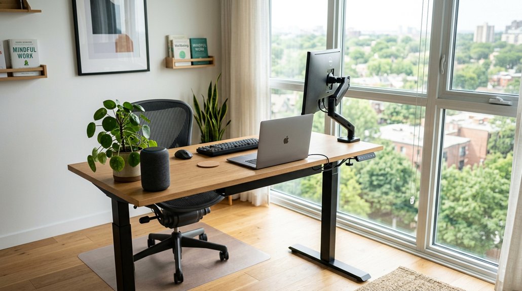 balanced sitting standing health