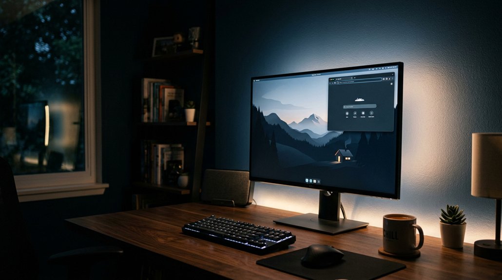 bright screen causes eye strain