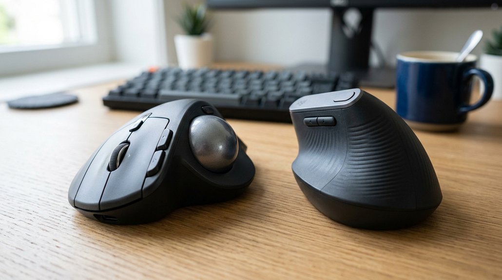 choosing between trackball and ergonomic