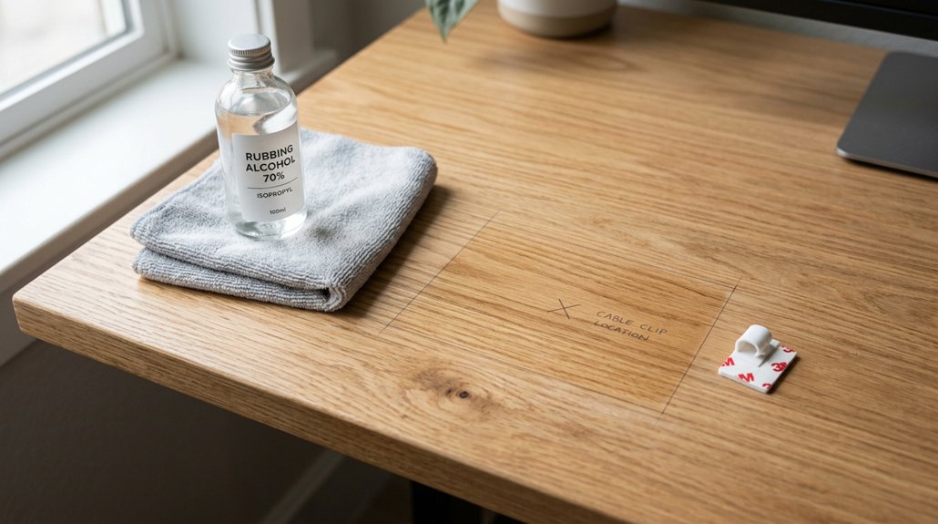 clean surface for adhesion
