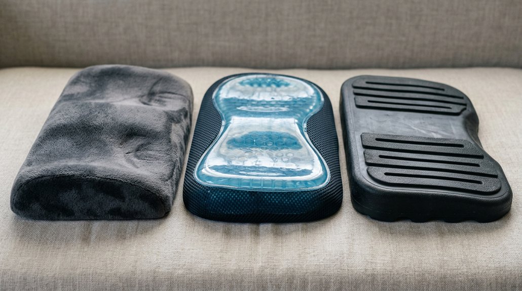 comfortable shock absorbing footrest materials