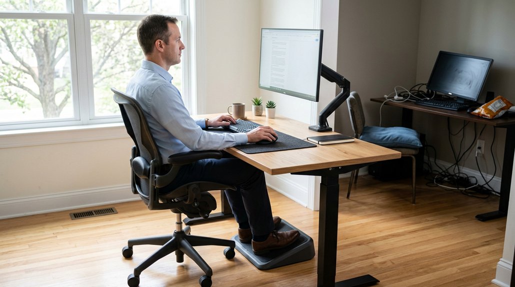 correcting common desk posture