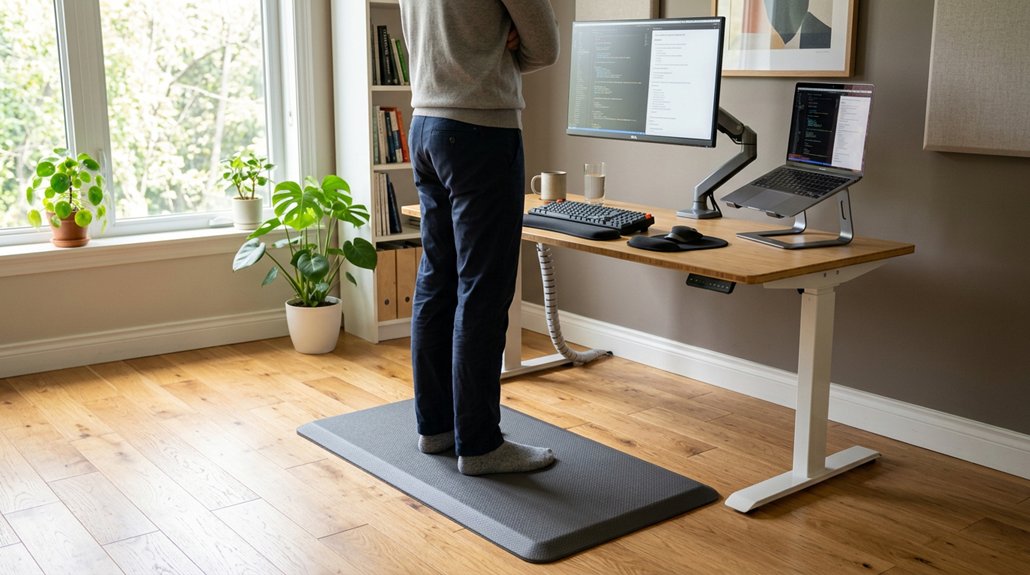 cushioned mats improve circulation