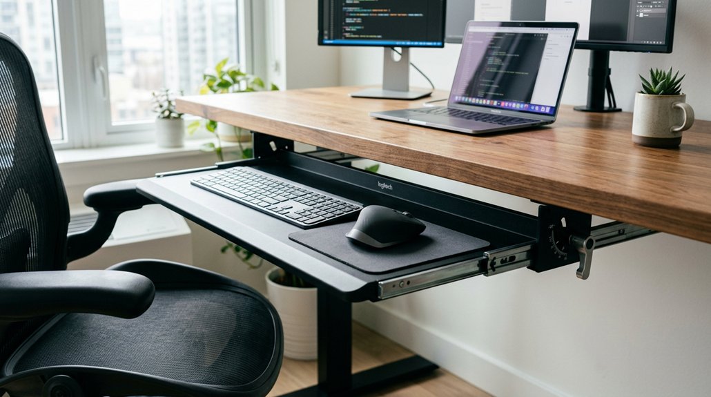 customizable ergonomic keyboard trays