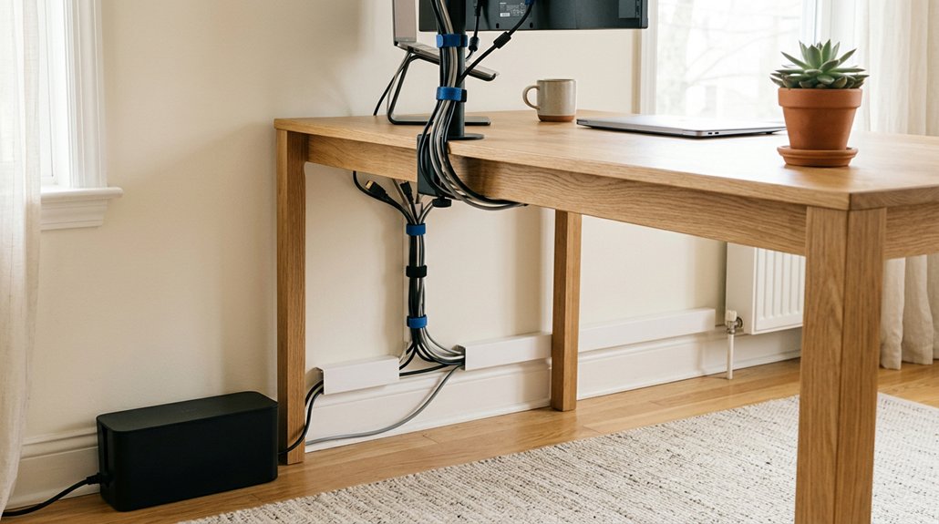 desk cable management tips