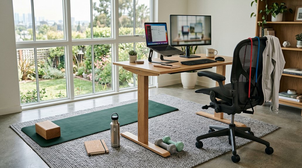 desk exercises for calories