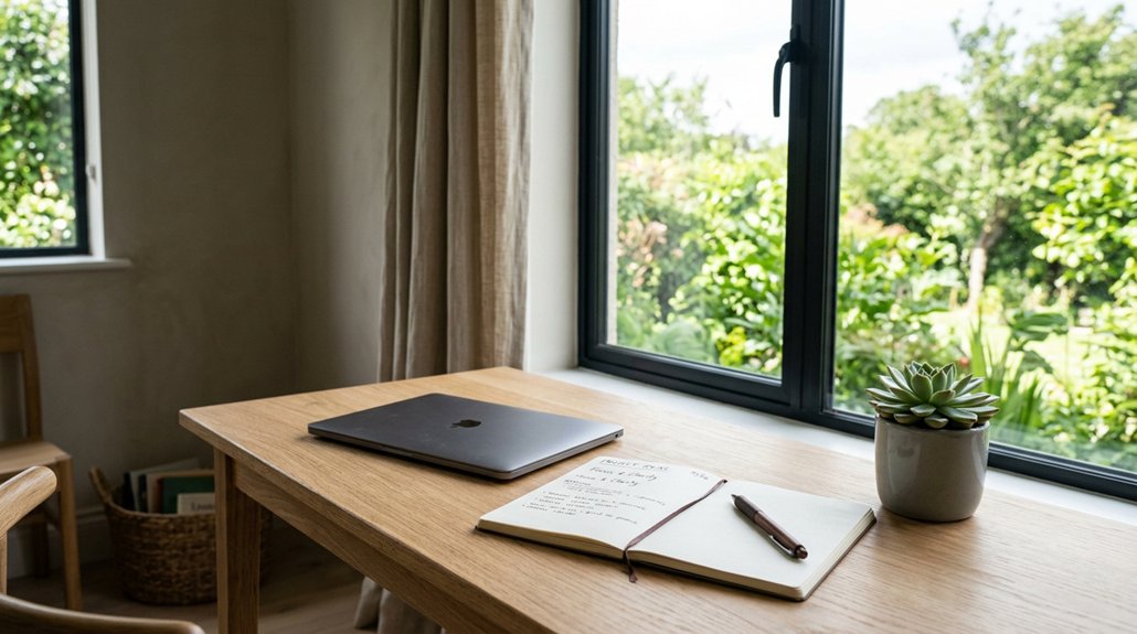 desk placement enhances concentration