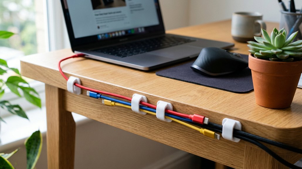 effective cable clip organization