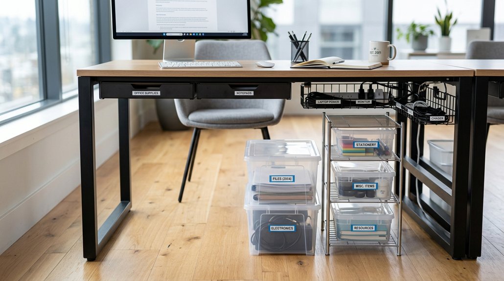 efficient under desk storage solutions