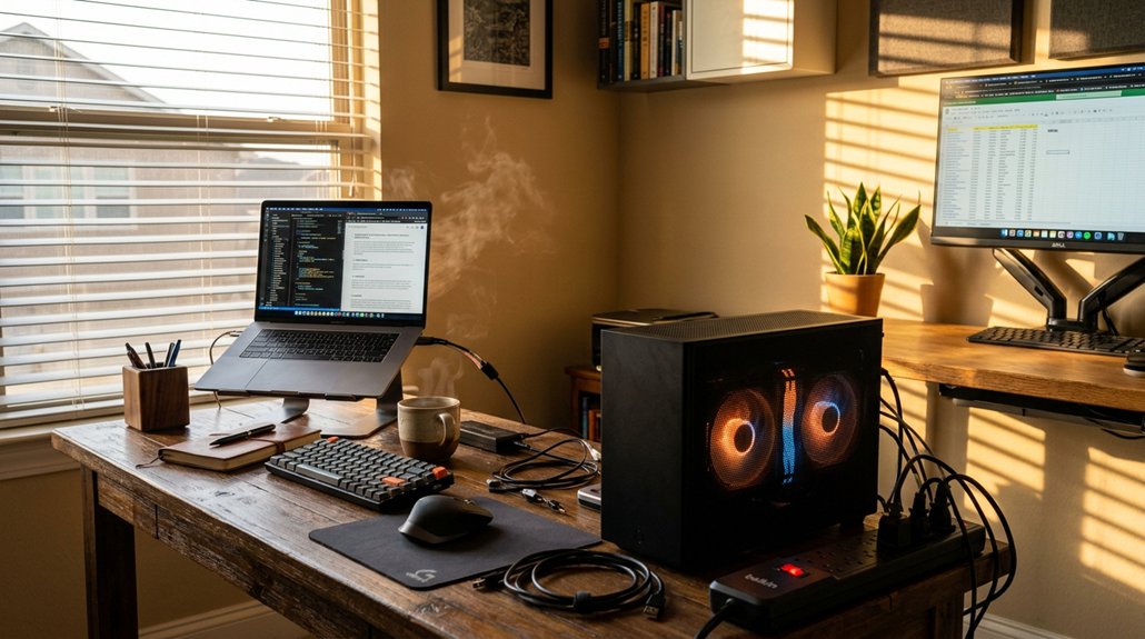 electronic equipment increases heat
