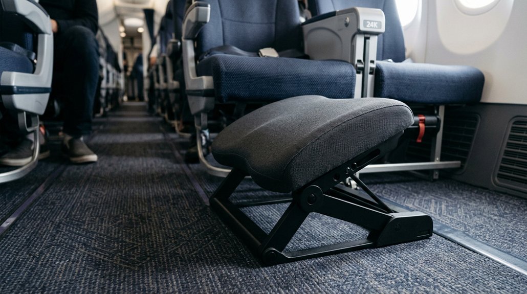 elevated footrest prevents clots