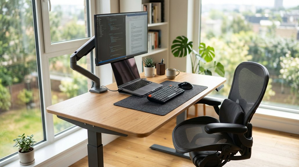 ergonomic adjustable focus workspace