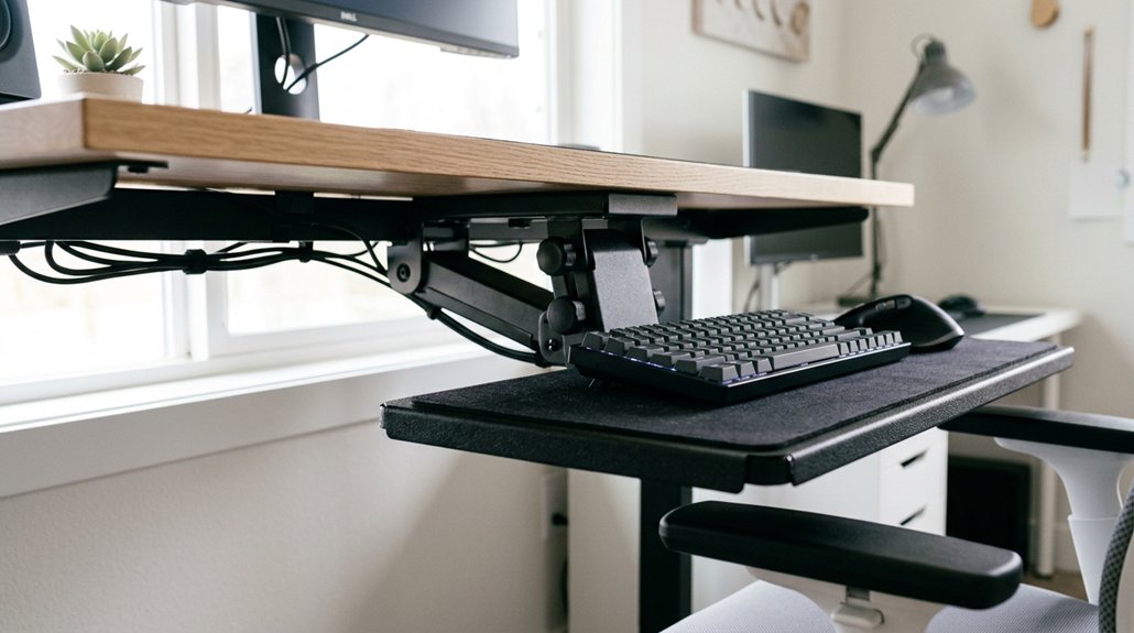 ergonomic adjustable keyboard positioning