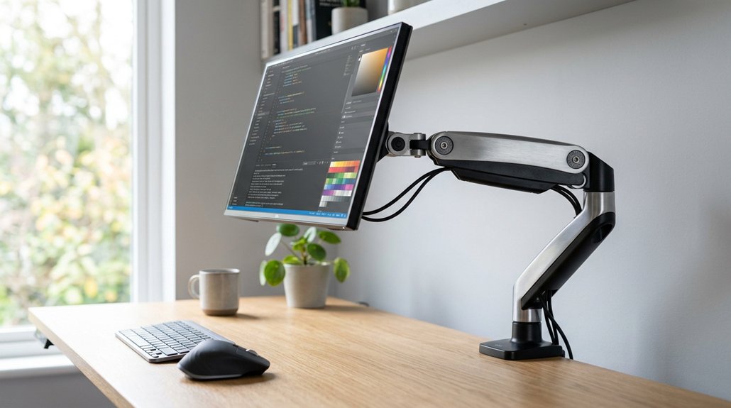 ergonomic adjustable monitor height