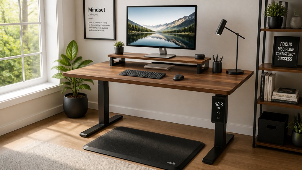 ergonomic adjustable standing desk