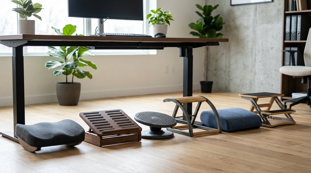 ergonomic adjustable supportive footrests