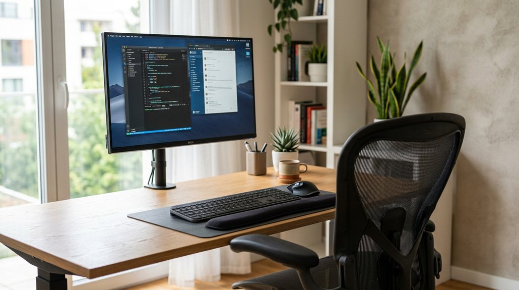 ergonomic computer desk posture