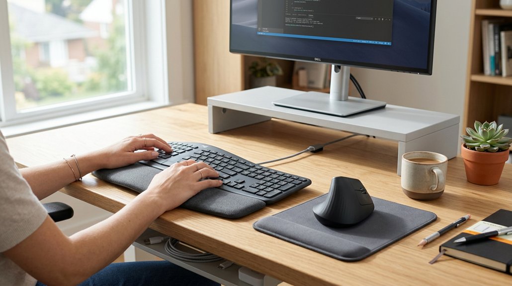 ergonomic desk accessories selection