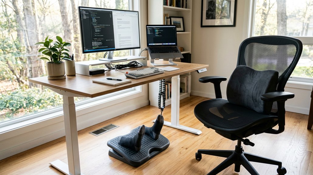 ergonomic foot and back support