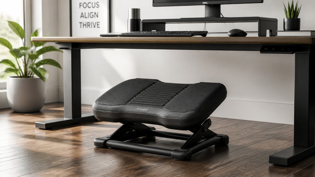 ergonomic footrest improves posture