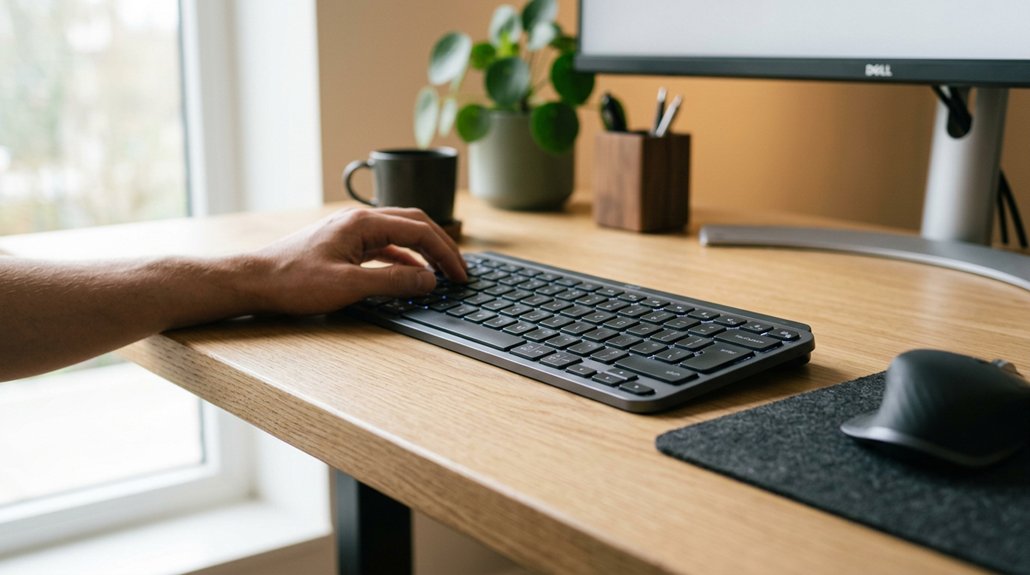 ergonomic keyboard and mouse